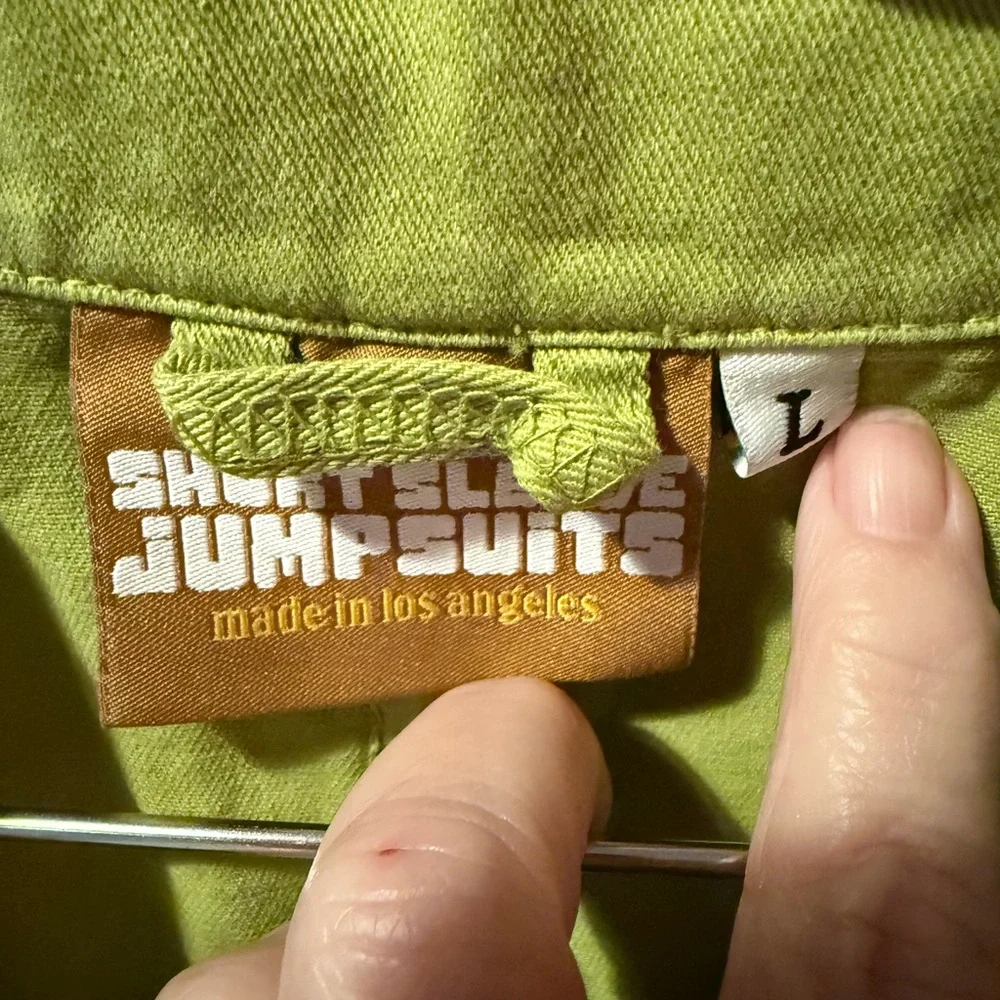 Gross Green Big Bud Press Jumpsuit L - Picture 2 of 3